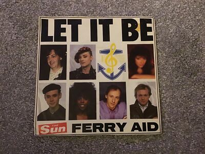 Ferry Aid - Let It be - 7'' Vinyl Single Charity Record 1987