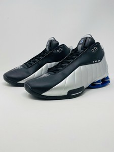 nike shox bb4 black silver lapis