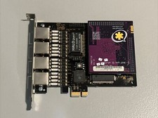 Carte 4xE1 PCI Express Digium TE420  + VPMOCT128 originales