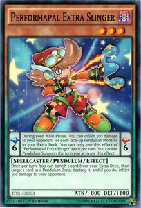 Performapal Extra Slinger - TDIL-EN003 - Common - 1st Edition x3 - Lightly Playe