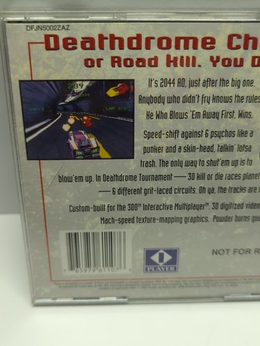 Crash ‘N Burn Panasonic 3DO CIB No Long Box TESTED AUTHENTIC FAST! NICE USA - Picture 5 of 10