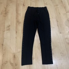 Men’s Jogging Bottoms Pockets Drawstring Size Large 36-39in BLACK