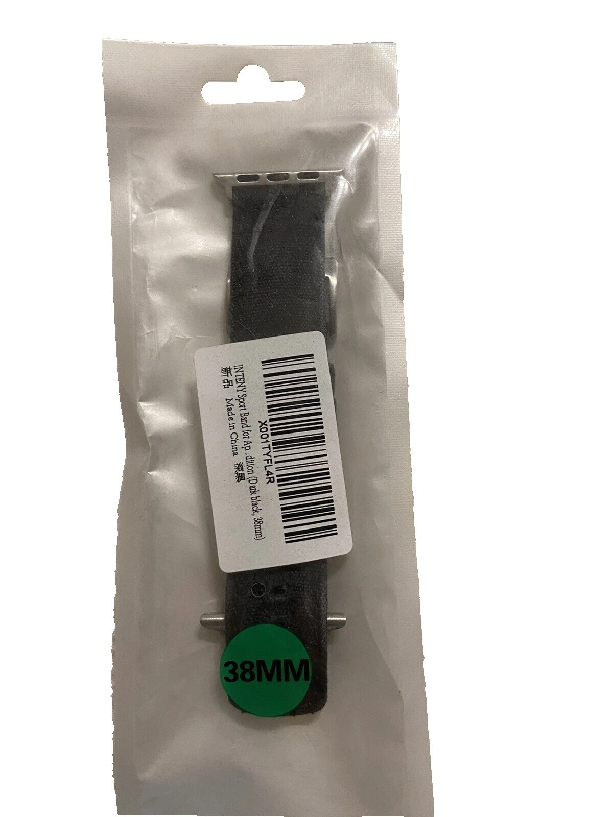 Reloj Pulsera Negro de Lona Apple Bandas