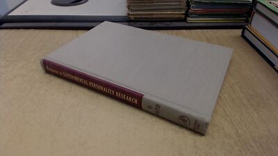 Progress in Experimental Personality Research: Vol 6, Anonymous, 