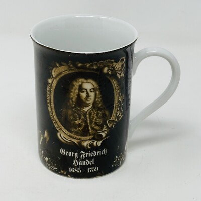 NEW Konitz Coffee Mug Georg Friedrich Handel 1685-1759 Ceramic Dichter & Denkel