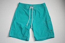 J.Crew 9" Board Shorts 30 Bright Turquoise Swimsuit Trunks NWT