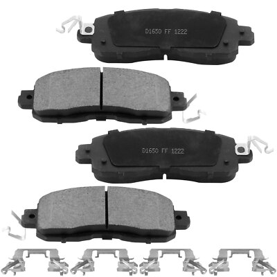 Disc Brake Pads Front For Nissan Altima Leaf 2014 2015 2016 2017 S Sedan 2.5L