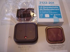 Busch Jaeger LX Programm 2122-201  Zentralscheibe Dimmer   mahagonibraun  NEU