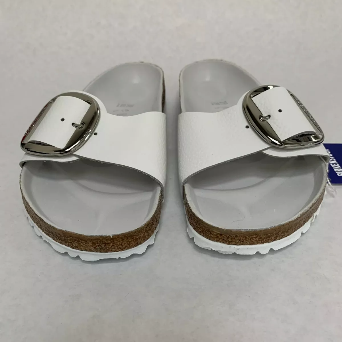 New w o Box Birkenstock Madrid Big Buckle White Exquisite Regular Select Size