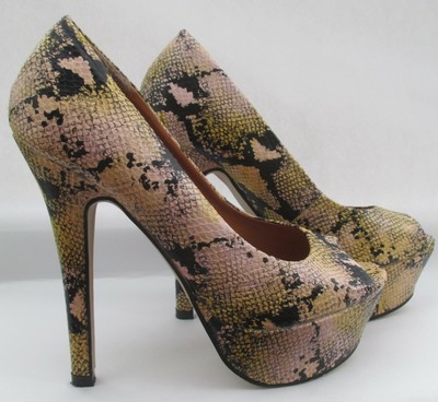 dune snakeskin heels