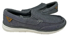 Sonoma Men's Morris Chambray Slip On Casual Walking Shoes Grey Size:11.5 107K