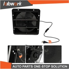 Labwork 10" Shutter Exhaust Fan Wall Mounted With Switch+Insect Mesh Low Noise