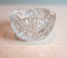 2 EAPG Star & Diamond Cut Open Salt Dips