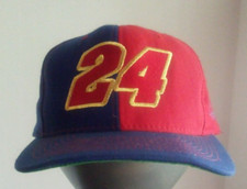 VTG SNAPBACK TRUCKER CAP HAT GORDON #24 NASCAR RACING USED MADE IN USA