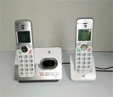 AT&T 2 Handset Cordless Answering System Caller ID/Call Waiting Model EL52203
