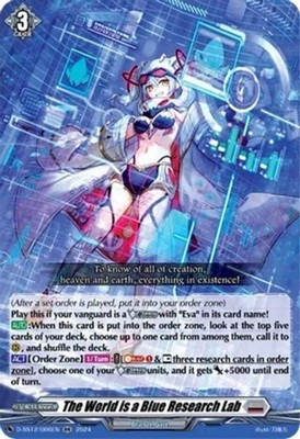 x1 The World is a Blue Research Lab - D-SS12/066EN - RR CFV M/NM