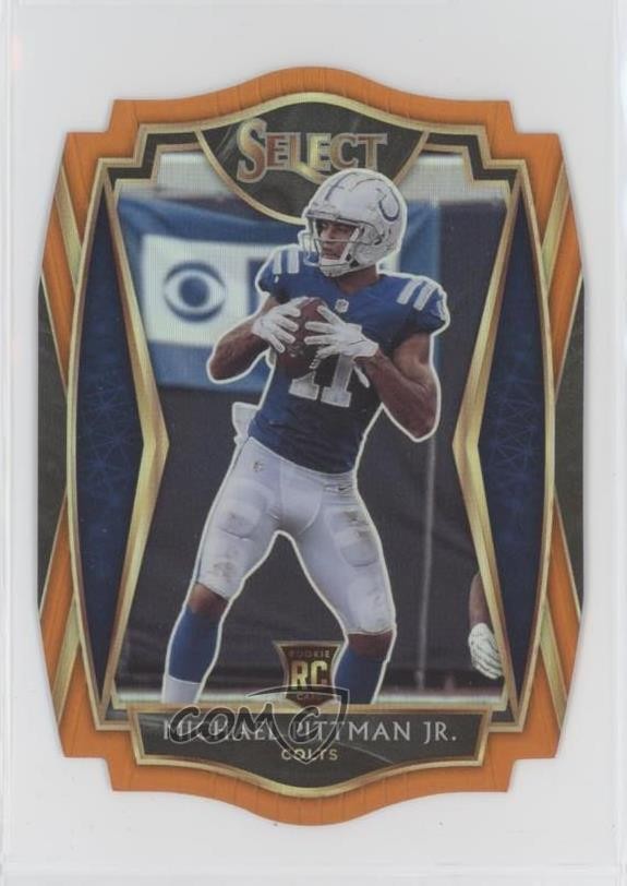 2020 Panini Select Premier Level Orange Prizm Die-Cut Michael Pittman Jr 1u6