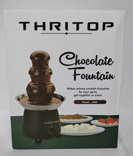 Thritop 3 Tier Stainless Steel Chocolate Fondue Fountain - Open Box