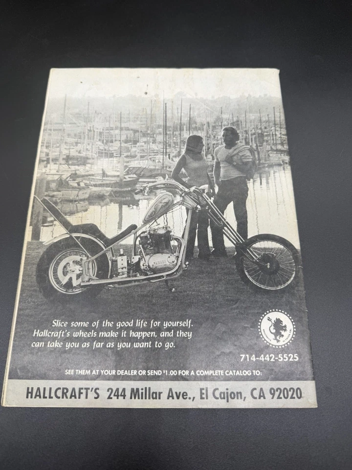 1975 July Choppers Motorcycle Magazine Scarber's Custom Cycle Canoga Park CA - Image 2 of 2