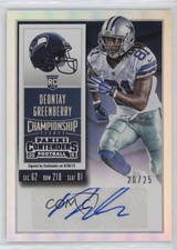 2015 Contenders Rookie Championship Ticket 20/25 Deontay Greenberry Auto 0b2