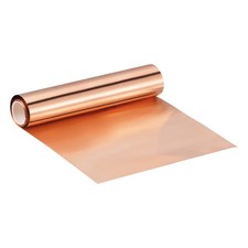 Copper Sheet Roll 100mm x 0.02mm 3.5Meters 99.9 Pure Copper Strip Copper Plate