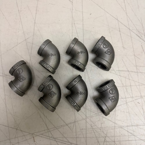 Set of 7 - 3/4 in. FIP Galvanized Malleable Iron 90-Degree Elbow Fitting