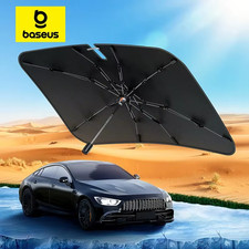 Car Windshield Sun Shade Umbrella Wider Hemmed Edges Cover Front Window Sunshade