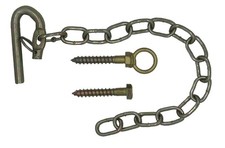1x FIELD GATE SCREW FASTENER 450mm Chain - Fence Farm Latch (FGF-SCR)