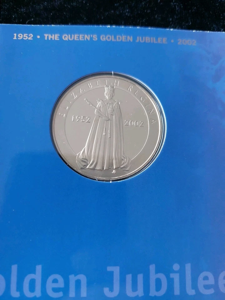 Royal Mint 2002 Golden Jubilee Commemorative Medal Sealed Original Sleeve - Image 3 of 4