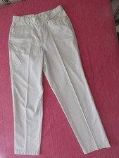 Women s Dockers Tan Cotton Pants, Belt Loops, Size 8 Petite