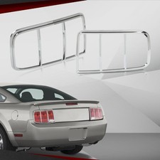 Pair Chrome Taillight Tail Light Bezel Covers Fit For 2005-2009 Ford Mustang Usa Pair Chrome Taillight Tail Light Bezel Covers Fit For 2005-2009 Ford Mustang Usa