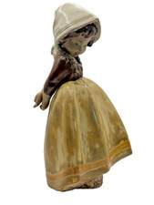Figurina Lladro Gres modello solitario #2076 di Salvador Debon Spagna 1978 ritirata