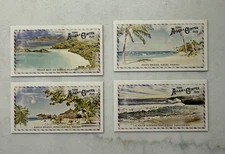 2025 Topps Allen Ginter Beaches Postcards Mini Card 4 Lot Inserts