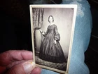 1860S-CIVIL WAR- CDV PHOTO-JANE FULPER-FLEMMINGTON, NJ
