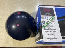 NEW IN BOX Overseas Storm Hyroad Black 15lb Bowling Ball