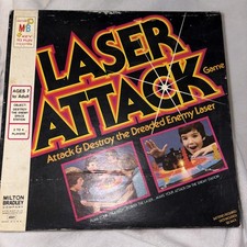 VINTAGE Laser Attack Game COMPLETE WORKS Milton Bradley 1978