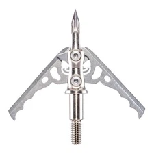 Rage Hypodermic Crossbow NC Broadheads 125 Grain 3 Pack Razor Sharp Blades