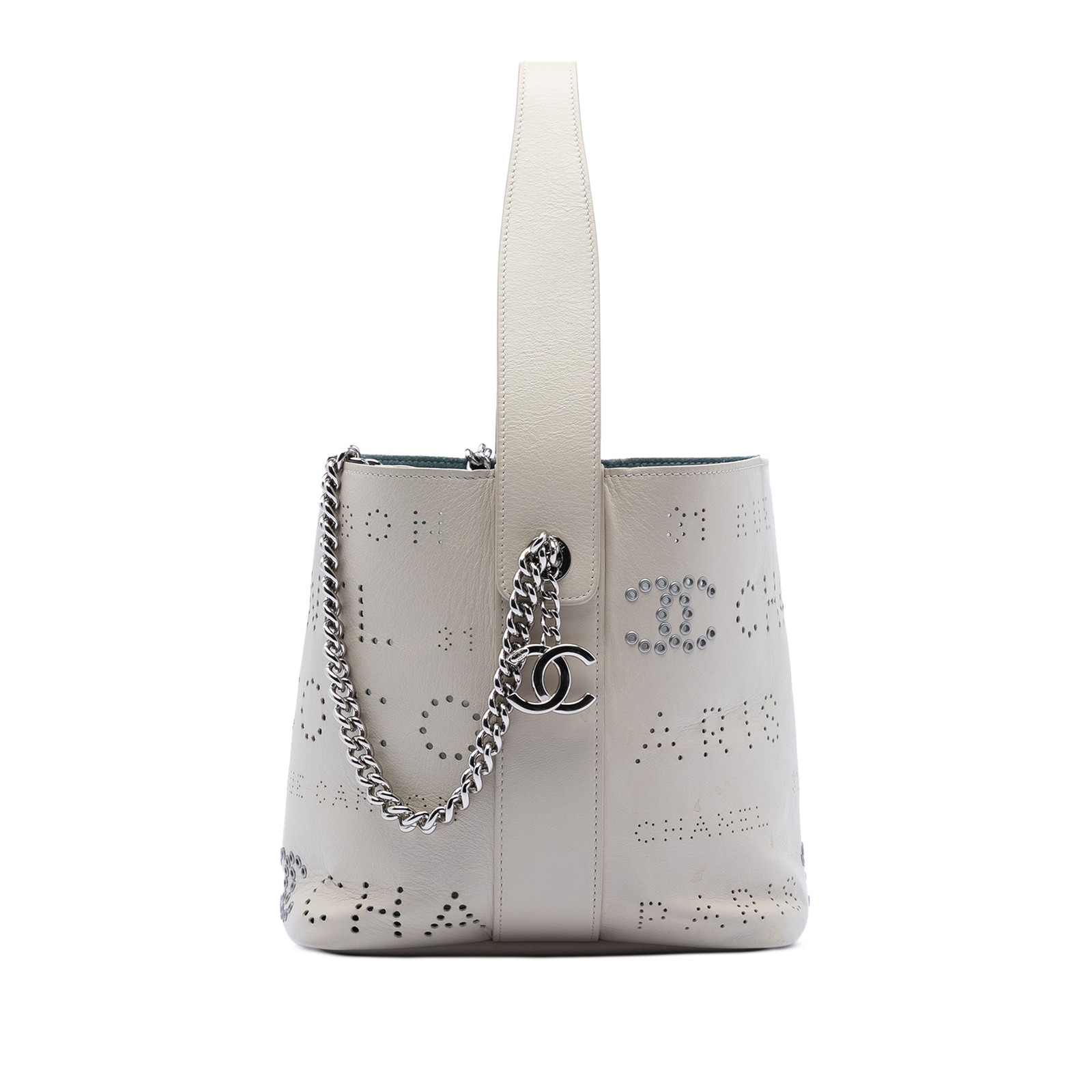 Authenticated Chanel Small Perforated Calfskin Lo… - image 1