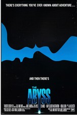 ABYSS - ED HARRIS – MARY ELIZABETH – 1989, AFFICHE VINTAGE CINÉMA RÉTRO, HQ