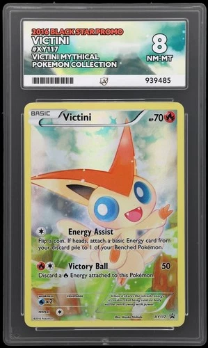 Victini XY117 Black Star Promo 2016 Mythical Pokemon Full Art Holo ACE 8