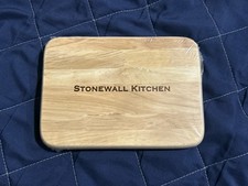 Stonewall Kitchen Grooved Wood Tray, Beige Matte, 7 x 5 in, MPN 81330