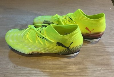 PUMA Future 8 Match FG/AG Soccer Cleats Women Size 10 / Mens 8.5 Bright Yellow