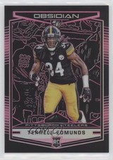 2018 Panini Obsidian Electric Etch Purple 57/75 Terrell Edmunds #153 0kz8