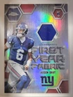 2025 Topps Chrome Football Jaxson Dart First Year Fabric Player Worn