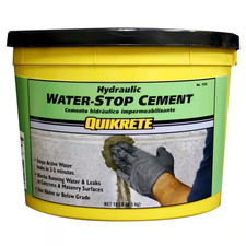 Quikrete 10 Lb. Hydraulic Water Block Stop Cement Masonry Concrete Sealant Patch
