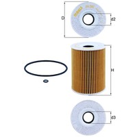 ÖLfilter Mahle OX 380D FüR Mercedes-Benz Jeep Chrysler CLS G