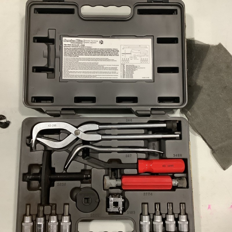 Napa KD Tools 41520 15pc. Brake Service Kit Used