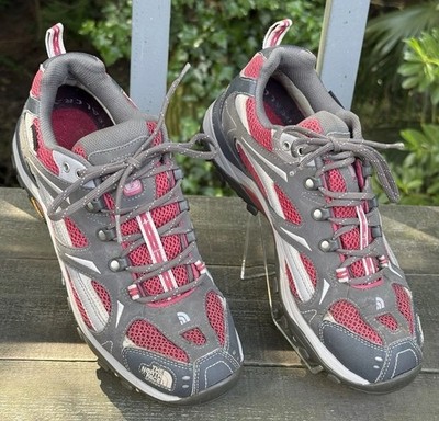 The North Face Hedgehog GTX XCR III Women s Hiking Shoes Size 9 Gray Pink Vibram