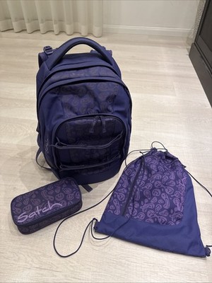 Satch Schulrucksack Lila Smileys Schulrucksack