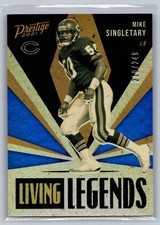 2021 Prestige #LL-12 Mike Singletary Living Legends Xtra Points Blue #/249